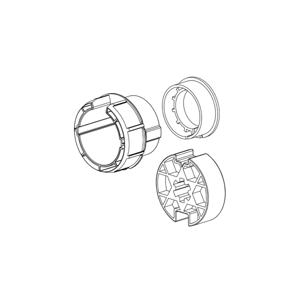 Adapter und Mitnehmer für Antriebe SOMFY